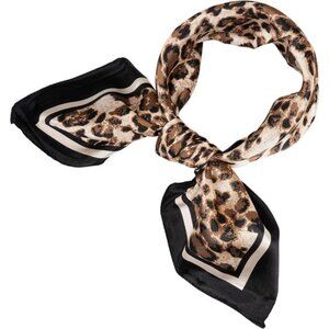 Silk Like Scarf Women’s Fashion Pattern Large Square Satin Headscarf